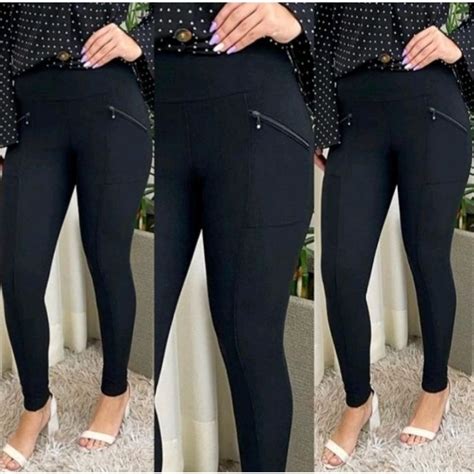 Cal A Gorgurao Feminina Montaria Cintura Alta Legging Gorgurinho Bolso