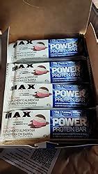 Max Titanium Power Protein Bar Caixa 12 Unidades 492G