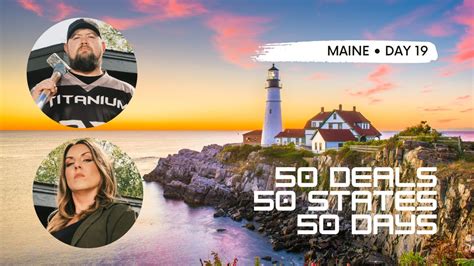 50 Deals 50 States 50 Days Day 19 In Maine LIVE With RJ Bates III And