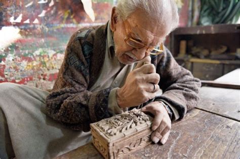 Walnut Wood Carving Art In Kashmir