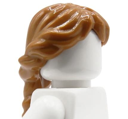 LEGO Minifigure Hair Female Light Brown French Braid Ponytail