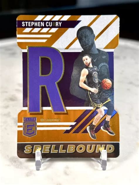 STEPHEN CURRY 2023 24 Panini Donruss Elite 33 envoûté R orange