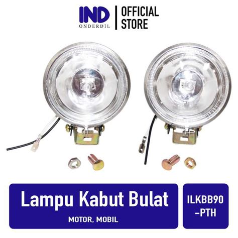 Jual Lampu Kabut Bulat Fog Lamp Foglamp Warna Putih Untuk Segala Jenis