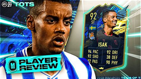 Tots Isak Player Review Tots Isak Review Fifa Ultimate Team