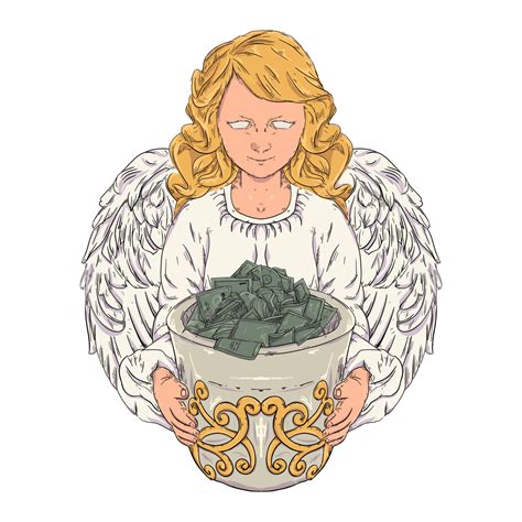 Much Hd Transparent Angel Girl Bring Money Very Much Angel God Money