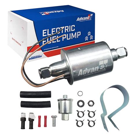 Advanex Universal Electric Fuel Pump 12v 2 5 4 5psi Inline External 5 16 Inch