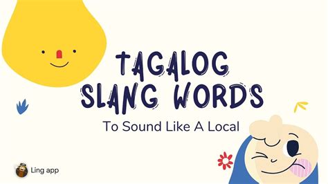 Tagalog Slang Words To Sound Like A Local - YouTube