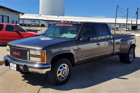 One Owner 1993 Gmc Sierra 3500 Crew Cab 74l Dually For Sale On Bat