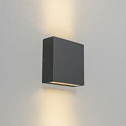 Modern Exterior Wall Lamp Dark Gray Incl Led Ip Mal Lampandlight Uk