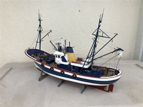 24 Jolly Jay Fishing Trawler Boat Kit Wooden Boat Model Kit