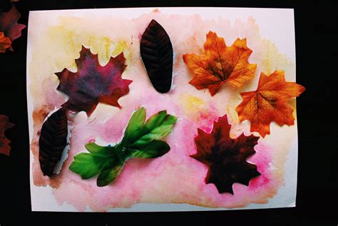 Watercolor Leaves Painting Tutorial Amy S Art Table