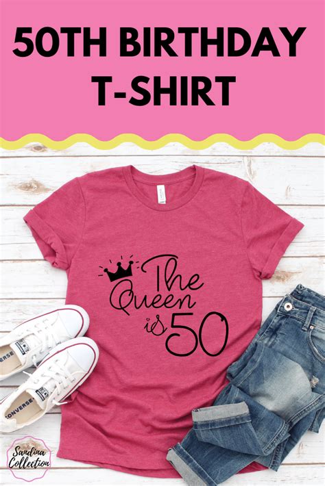 50th Birthday Gift Ideas For Women Birthday Tshirt 50th Birthday Gift