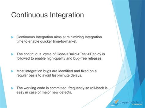 Continuous Integration Testing Fundamentals Ppt