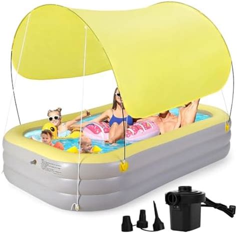 Alberca Inflable Piscina Familiar Cubierta Inflable Para Piscina