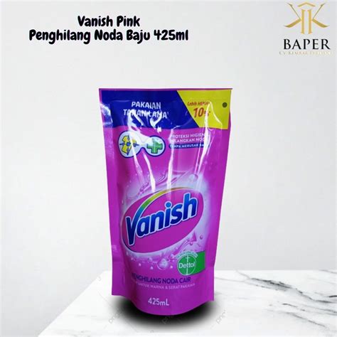 Jual Vanish Pink 425ml Penghilang Noda Pemutih Pakaian Anti Noda