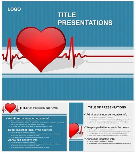 Heart Cardiogram Powerpoint Templates