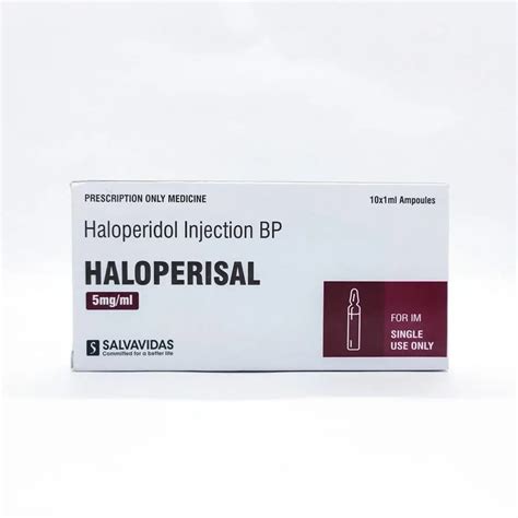 Haloperidol Injection BP - Salvavidas Pharma