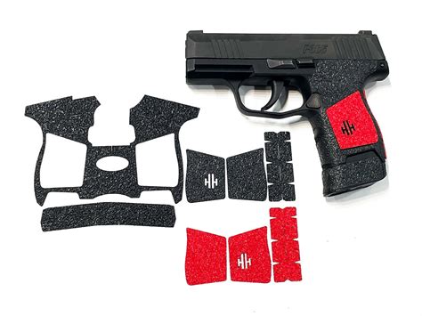 Sig Sauer P365 Textured Rubber Sandpaper Gun Grips Hybrid Kit Handleitgrips