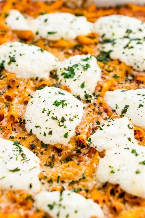 One Pan Tomato Ricotta Pasta Bake Sugar And Soul