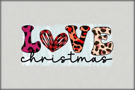 Love Christmas Sublimation Png Graphic By Citragraphics · Creative Fabrica