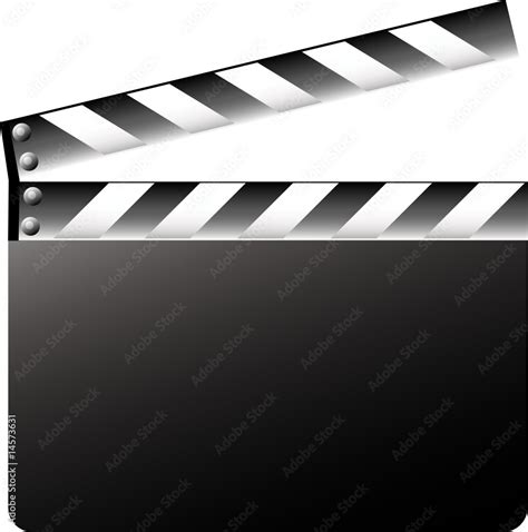 Filmklappe Ohne Text Stock Vector Adobe Stock