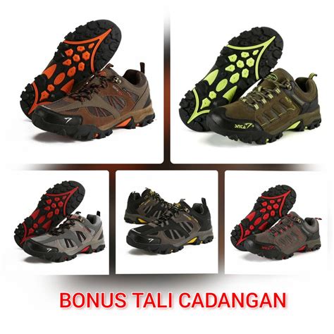 Jual Sepatu Gunung Snta Pendek Low Original Bonus Kaos Kaki Shopee