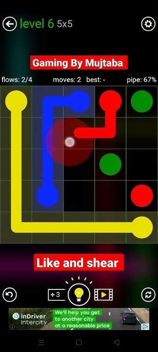 Flow Freepuzzle Gamelevel 6 Complete 💯 By Mujtaba Gaming Games Gaming By Mujtaba