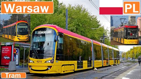 WARSAW TRAMS Tramwaje W Warszawie 2022 4K YouTube