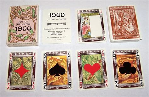 Grimaud Art Nouveau Playing Cards Marie Christine Schira