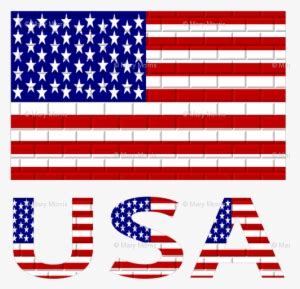 Usa Flag With Name - Free Transparent PNG Download - PNGkey