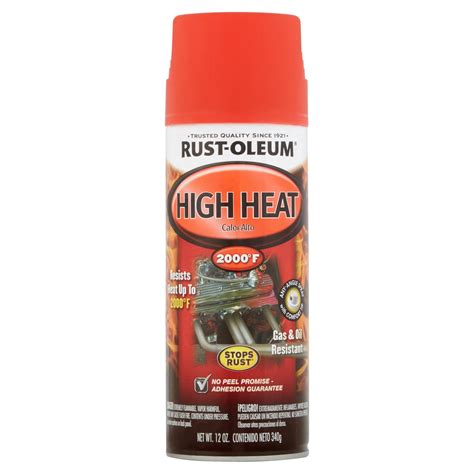 Rust Oleum High Heat Gas And Oil Resistant 12 Oz