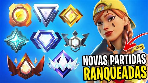 MODO RANQUEADO FORTNITE RANK BRONZE PRATA OURO PLATINA DIAMANTE