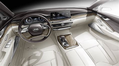 New Kia K900 Teaser Reveals High-Tech And Elegant Interior