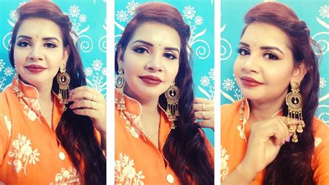 Navratri Makeup Look Simple Full Coverage Makeup Paye Sirf Ek Cream Se