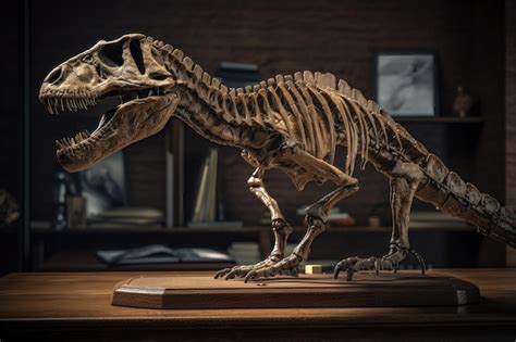 Premium Ai Image Dinosaur Fossil Tyrannosaurus Rex Found By