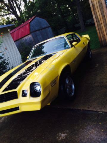 1981 Chevrolet Camaro Bumblebee yellow and black project car for sale ...