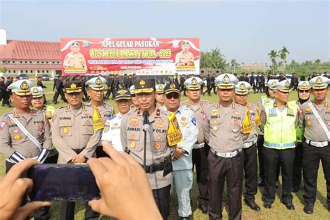 Apel Gelar Pasukan Ops Keselamatan Toba Wakapoldasu Kedepankan