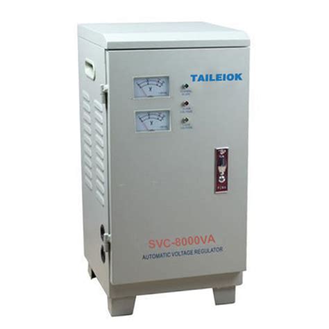 Svc Kva Single Phase Servo Type Voltage Stabilizer Lcd Meter Taileiok