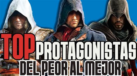 Top Assassin´s Creed Del Peor Al Mejor Protagonista De La Saga Youtube