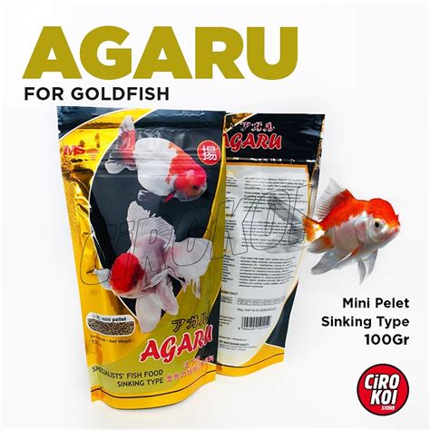 Jual Agaru Pakan Makanan Pelet Ikan Hias Mas Koki Fish Food Aquarium