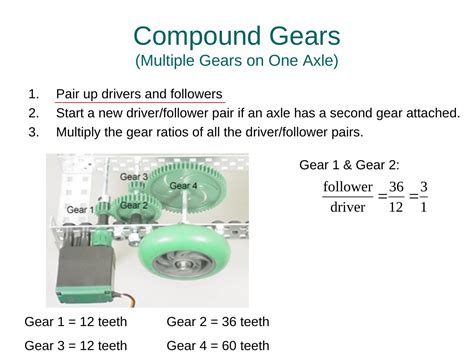 Gears In Vex Examples And Simple Theory