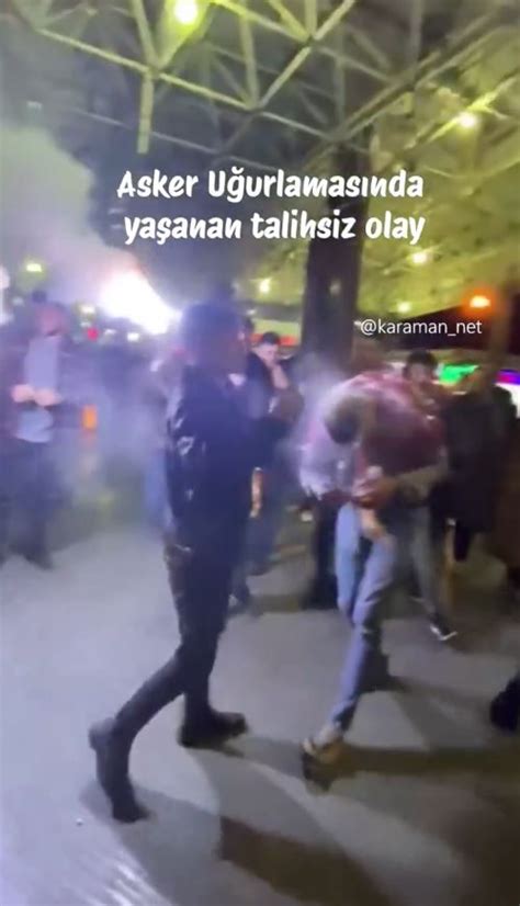 Askere giden arkadaşının yüzünü ve kafasını yaktılar Uğurlama