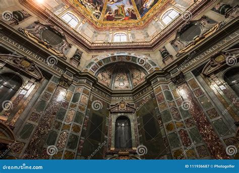 Interiors of Medici Chapel, Florence, Italy Editorial Photography ...