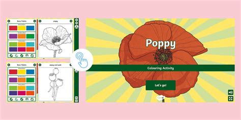 Poppy Interactive Colouring öğretmen Yaptı Twinkl