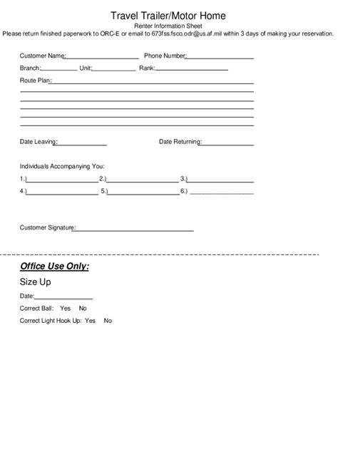 Fillable Online Motorhome Rental Agreement Hibu Fax Email Print