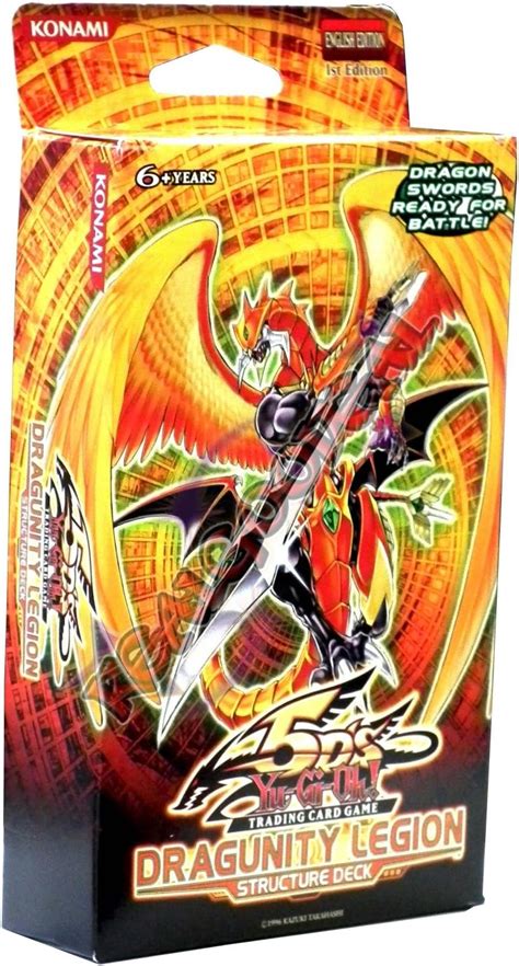 Yugioh Dragunity Legion Trading Card Structure Deck Toy Amazon Ca