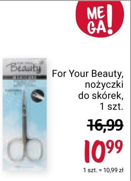 Nożyczki do paznokci For Your Beauty 35 TANIEJ promocja Rossmann