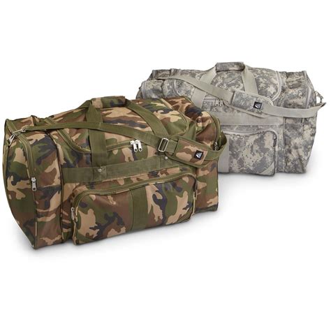 Military Style 4 Compartment Camo Duffel Bag 640719 Duffle Bags At Sportsman S Guide