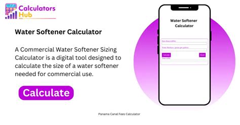 Water Softener Calculator Online