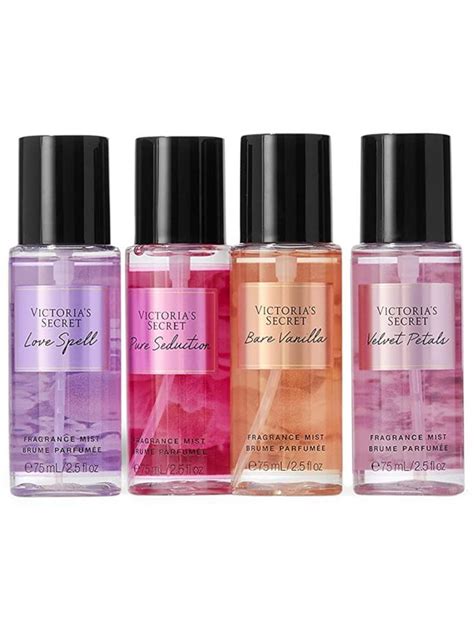 Victoria S Secret Mini Mist Gift Set Love Spell Pure Seduction Bare